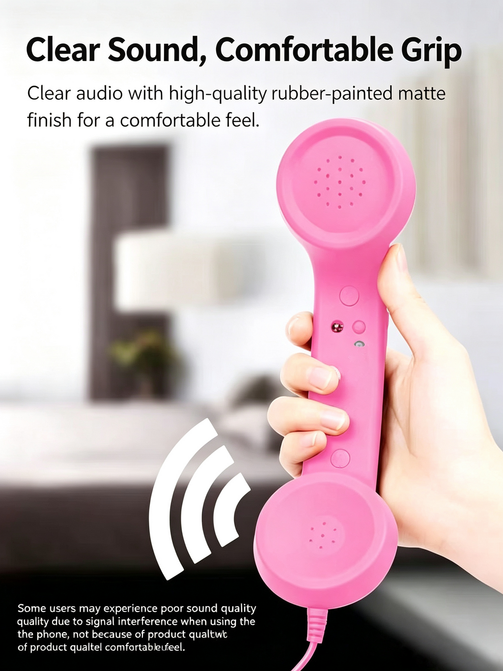 Plastic Retro Phone Handset